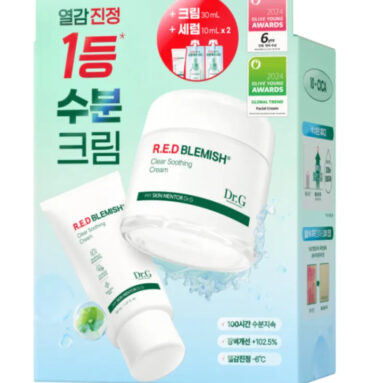 Dr.G Red Blemish Clear Soothing Cream 70ml Set (+30ml+Serum 20ml)