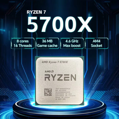AMD 라이젠 신형 R7 5700X 3.4GHz 8코어 16스레드 CPU 7NM L3=32M 100-000000926 소켓 AM4 (쿨러 미포함)