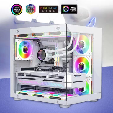 UPSIREN UF-1 프리즘 4 PRO 5PCS 컴퓨터 섀시 팬 12cm ARGB 4Pin PWM 조용한 냉각 팬